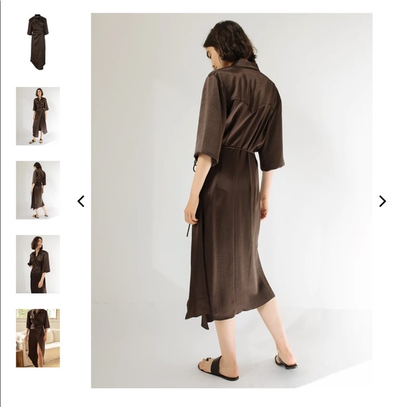 Nanushka Lais Wrap Dress - Picture 4 of 8